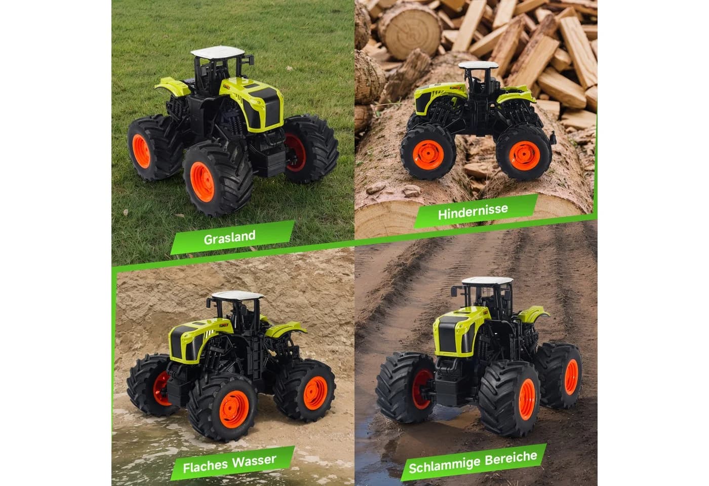 Esun RC-Traktor Ferngesteuert 1:16 mit Licht & Sound - Bild 5
