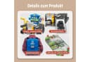 Esun Spiel-Feuerwehrwache Parkhaus Set Tragbar Rucksack Design Blau Bild 4