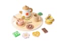 Esun Spielküche Tee Service Set Kinder Holz, 20-teiliges Teeset Bild 2