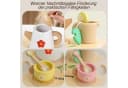 Esun Spielküche Tee Service Set Kinder Holz, 20-teiliges Teeset Bild 3