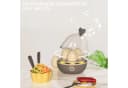 Esun Spielküche Kinderküche mit Küchenzubehör, Licht, Spray, Wassereffekten, Chef Dinner Play Besteck Set Spielzeug Rosa Bild 5