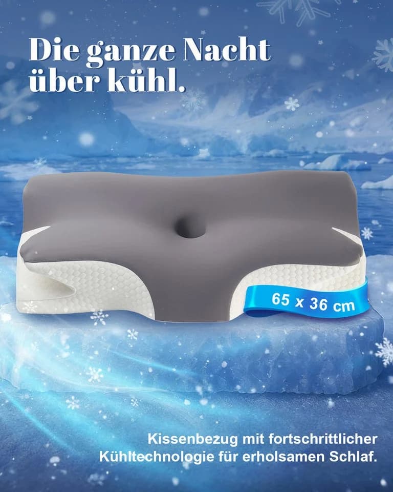 Esun Kissenbezug für IDEA Nackenkissen mit Kühl- und Wärmeeffekt - Bild 3
