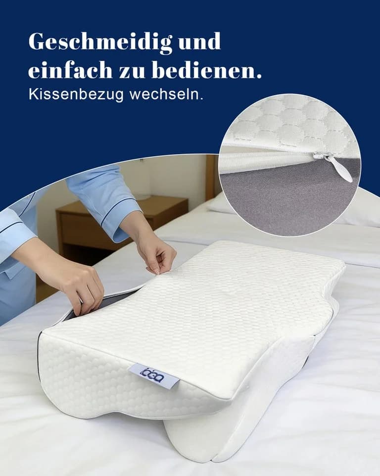 Esun Kissenbezug für IDEA Nackenkissen mit Kühl- und Wärmeeffekt - Bild 5