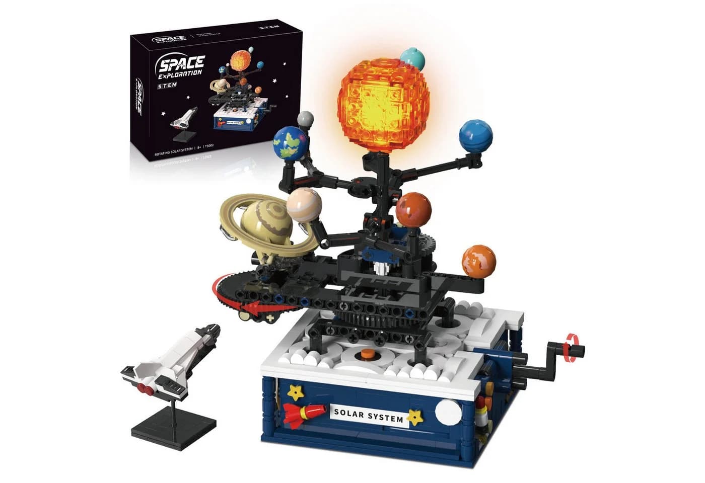 Esun Drehbares Sonnensystem Bauspielzeug 775 Stück Weltraumforschung Spielbausteine - Bild 2