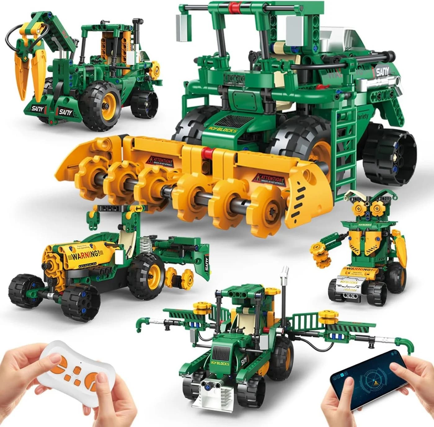 Esun Technik Roboter Kinder 5-in-1 Bausatz - Bild 2
