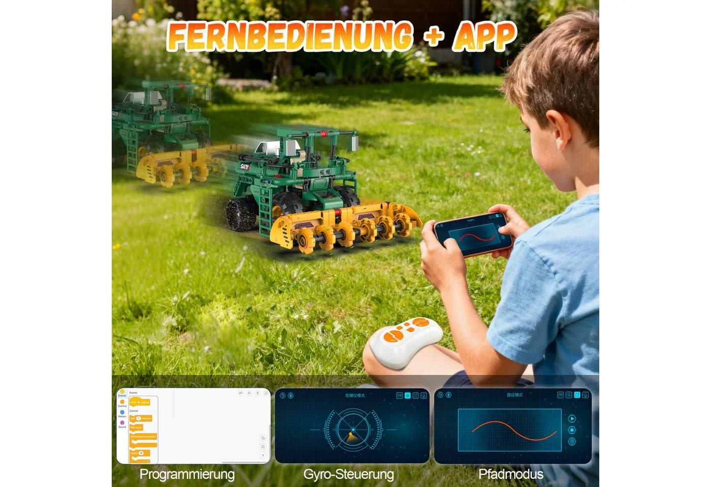 Esun Technik Roboter Kinder 5-in-1 Bausatz - Bild 5