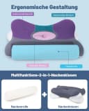 Esun Nackenstützkissen Kopfkissen 2-in-1 Memory Foam Bild 1