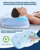 Esun Kopfkissen Nackenkissen Memory Foam Kissen Ergonomisch Bild 3