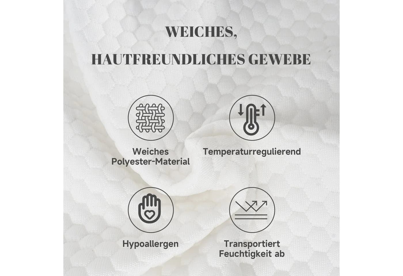 Esun Kissenbezug für IDEA Nackenkissen mit Kühl- und Wärmeeffekt - Bild 4