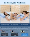 Esun Kopfkissen Memory Foam Ergonomisches Nackenkissen Bild 4