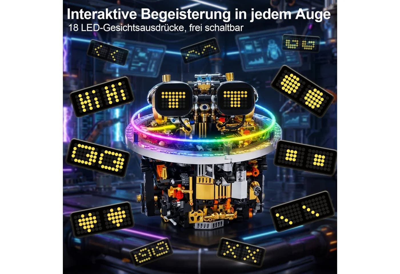 Esun Roboter Bausatz 804 Teile Programmierbar STEM Roboter APP & RC Steuerung