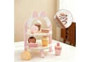 Esun Spielküche Zubehör Dessert-Set Rosa Holz Bild 3