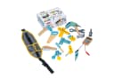 Esun Kinder-Werkzeug-Set 25-tlg. Holz Werkzeugkoffer blau Bild 5