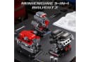 Esun 3 in 1 Mini Motor Bausatz Technik V8 V12 W16 Engine Klemmbausteine Bild 1