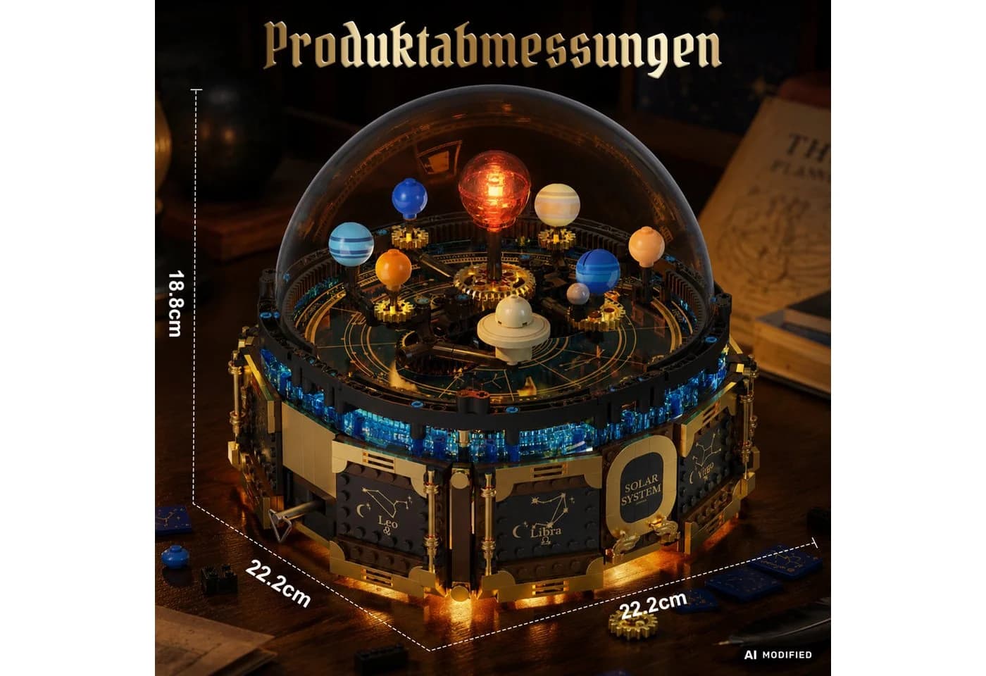 Esun Technik Sonnensystem Modell 989 St. Musikbox mit LED-Beleuchtung