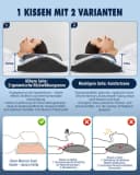 Esun Memory Foam Kopfkissen mit 9-Loch-Eis-Seide Bezug Bild 4