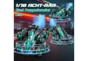 Esun RC-Auto Ferngesteuert Grün 1:16 Stunt Car mit Sprühnebel & LED Bild 1