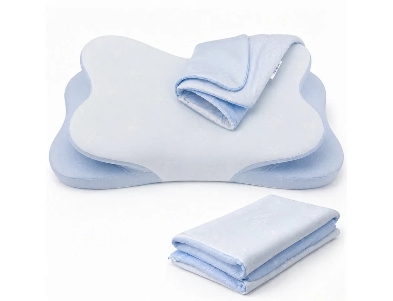 Esun Nackenkissen Memory Foam mit 9-Loch-Eis-Seide Bezug - Bild 2