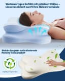Esun Nackenkissen Memory Foam mit 9-Loch-Eis-Seide Bezug Bild 3