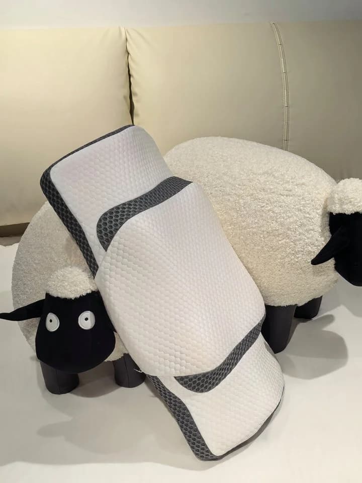 Esun Nackenstützkissen Memory Foam Grau Schwarz - Bild 5