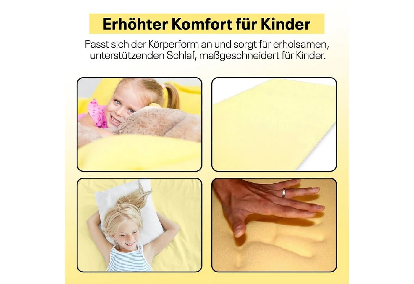 Best for You Visco-Topper 4 cm Orthopädische Matratzenauflage ohne Bezug - Bild 3