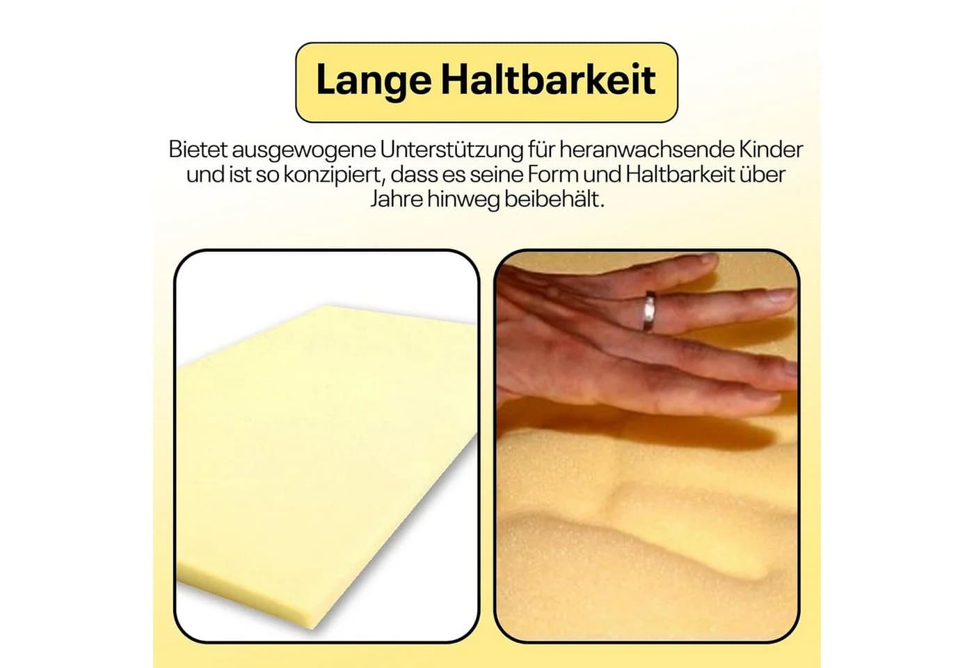 Best for You Visco-Topper 4 cm Orthopädische Matratzenauflage ohne Bezug - Bild 5