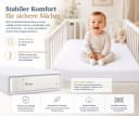 Best for Kids Kindermatratze Premium Weiß Atmungsaktiv Allergikerfreundlich Bild 3
