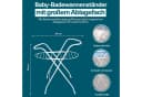 Best for Kids Babybadewannenständer 84 cm Sicherer, Faltbarer Badeständer Bild 1