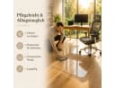 Best for Home Bürostuhlmatte Transparent Bodenschutzmatte Bild 4