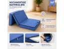 Best for You Klappmatratze 15 cm mit Visco H3 – Blau/Grau Bild 4