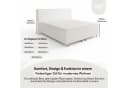 Best for Home Boxspringbett NEO mit Bonellfederkern & 5 cm Topper - Schwarz/Weiß Bild 4