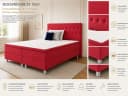 Best for Home Boxspringbett NEO Schwarz mit Bonellfederkern & Topper Bild 3
