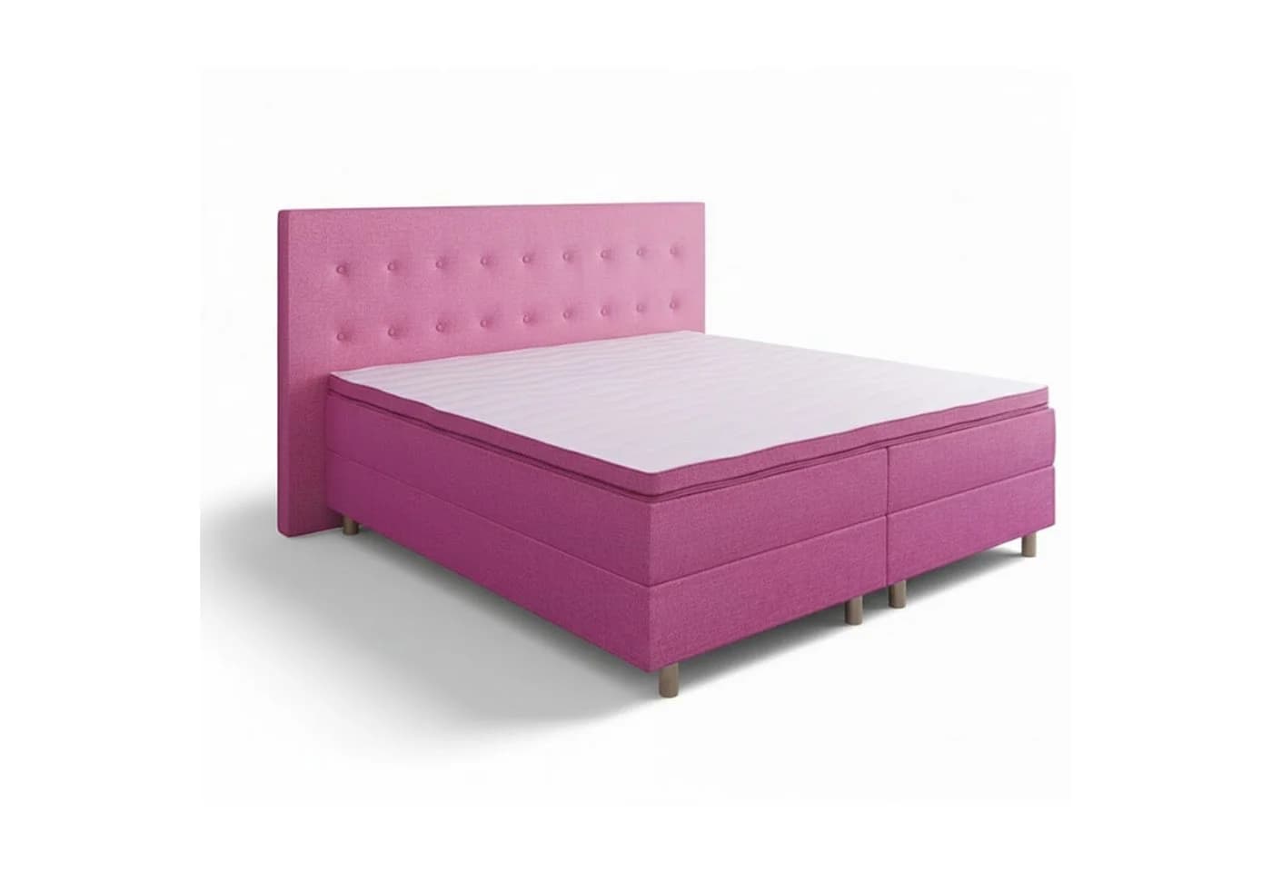 Best for Home Boxspringbett NEO Schwarz mit Bonellfederkern & Topper - Bild 2