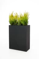 VIVANNO Pflanzkübel Fiberglas ELEMENTO Kasten Anthrazit Matt Bild 3