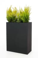 VIVANNO Pflanzkübel Fiberglas ELEMENTO Kasten Anthrazit Matt Bild 4