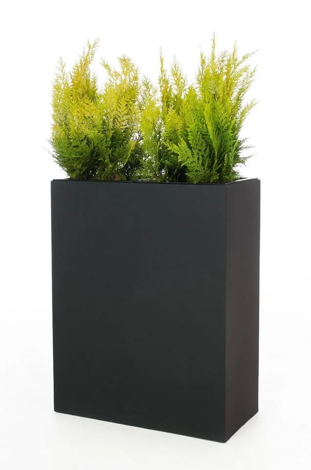 VIVANNO Pflanzkübel Fiberglas ELEMENTO Kasten Anthrazit Matt - Bild 4