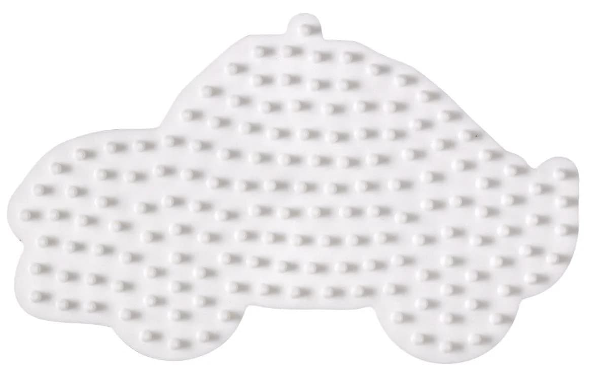 Hama Stiftplatten-Set Fahrzeuge Weiß für Midi-Bügelperlen