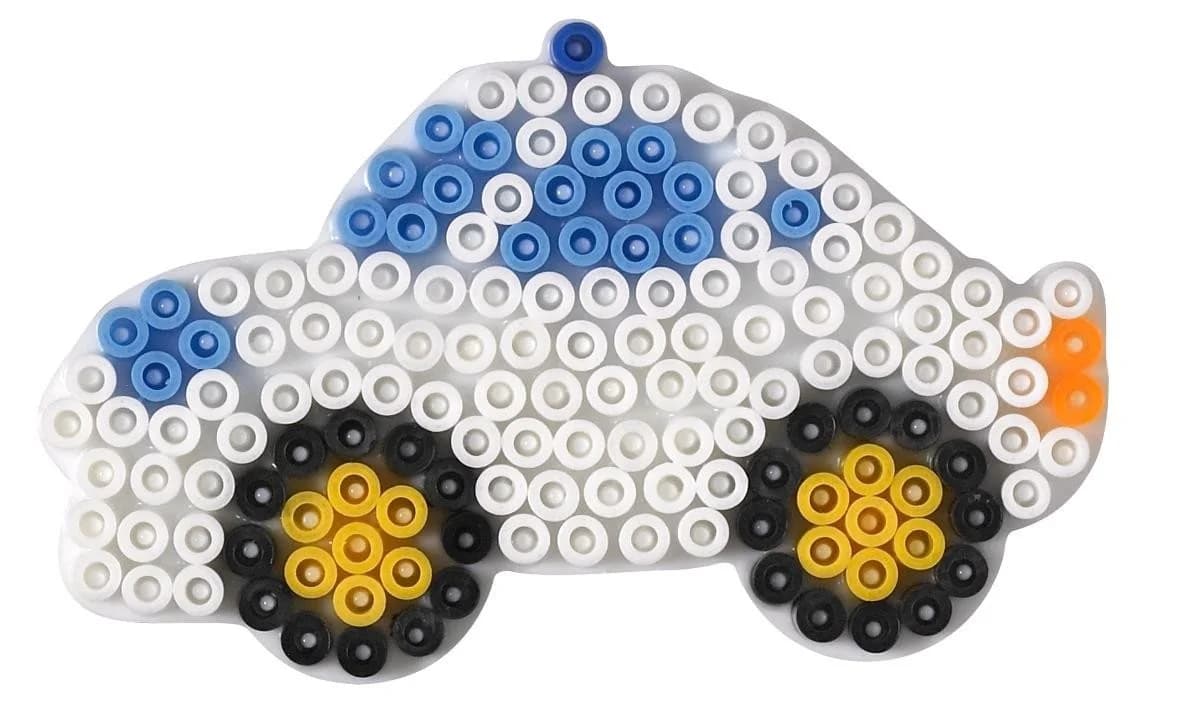 Hama Stiftplatten-Set Fahrzeuge Weiß für Midi-Bügelperlen - Bild 3