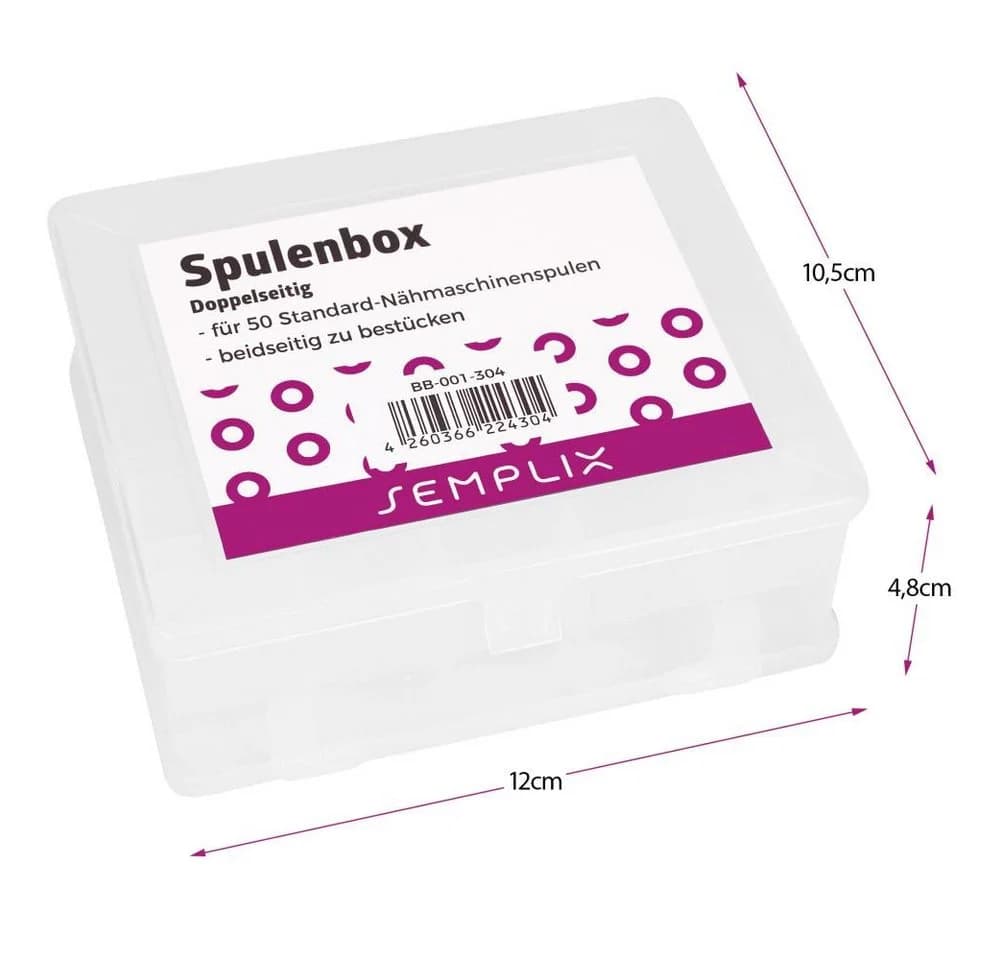 Semplix Aufbewahrungsbox für 50 Spulen