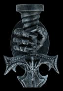 Figuren Shop GmbH Teelichthalter Wand-Teelichthalter 2er Set Drachenklauen Gothic Deko Drache Bild 5