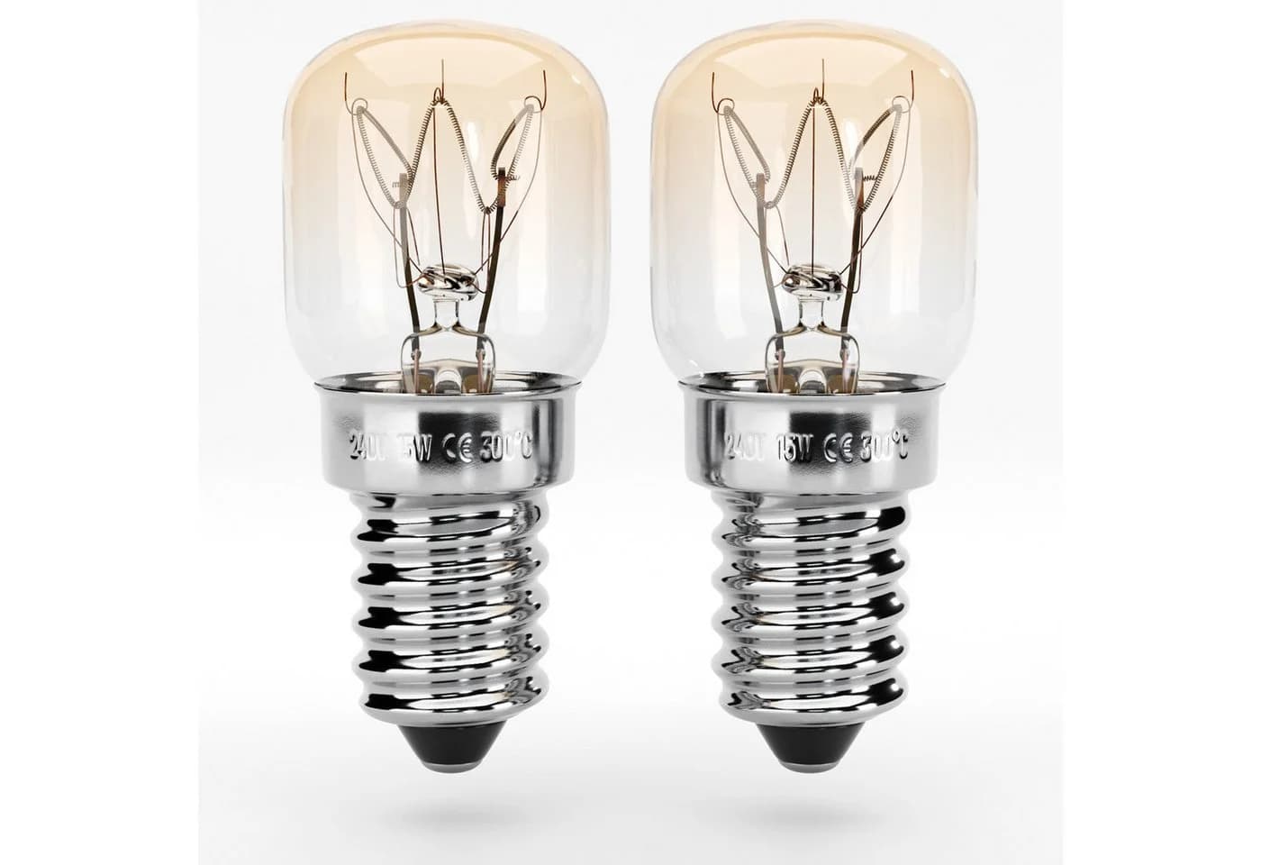 greate. Backofenlampe E14 15W 2er Pack Warmweiß 300°C Hitzebeständig - Bild 2