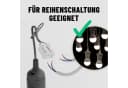Greate. Lampenfassung 3x Baufassung E27 Schwarz Bild 4