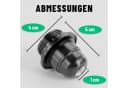 greate. Lampenfassung 3x E27 Schwarz Kunststoff Bild 4