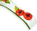 Lashuma Keramik Löffelhalter Tomaten-Relief Weiß Bild 5