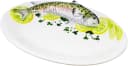 Lashuma Servierplatte Forelle Keramik Oval 31x22 cm Bild 5