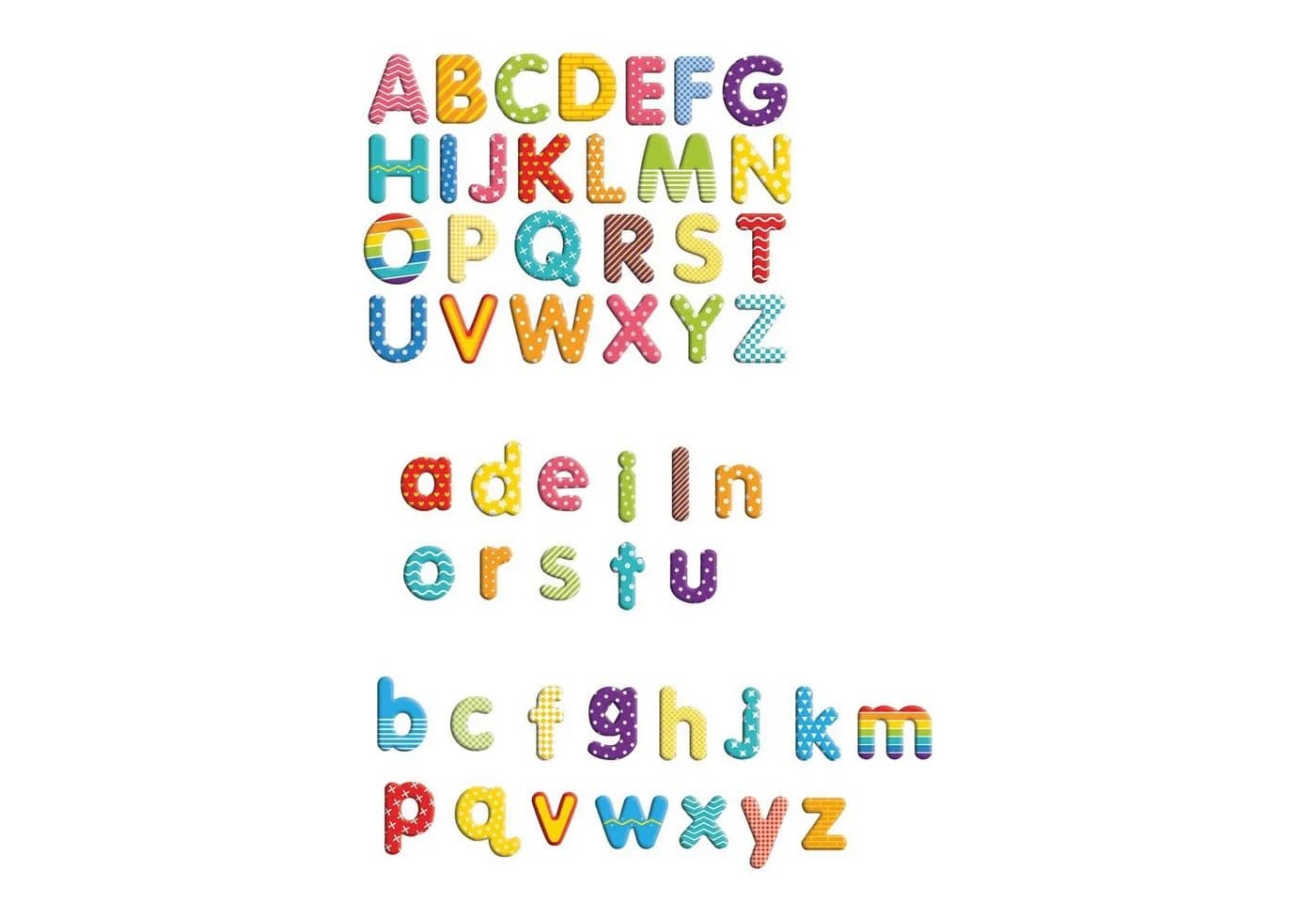 EDUPLAY Lernspielzeug Magnet-Buchstaben in Box