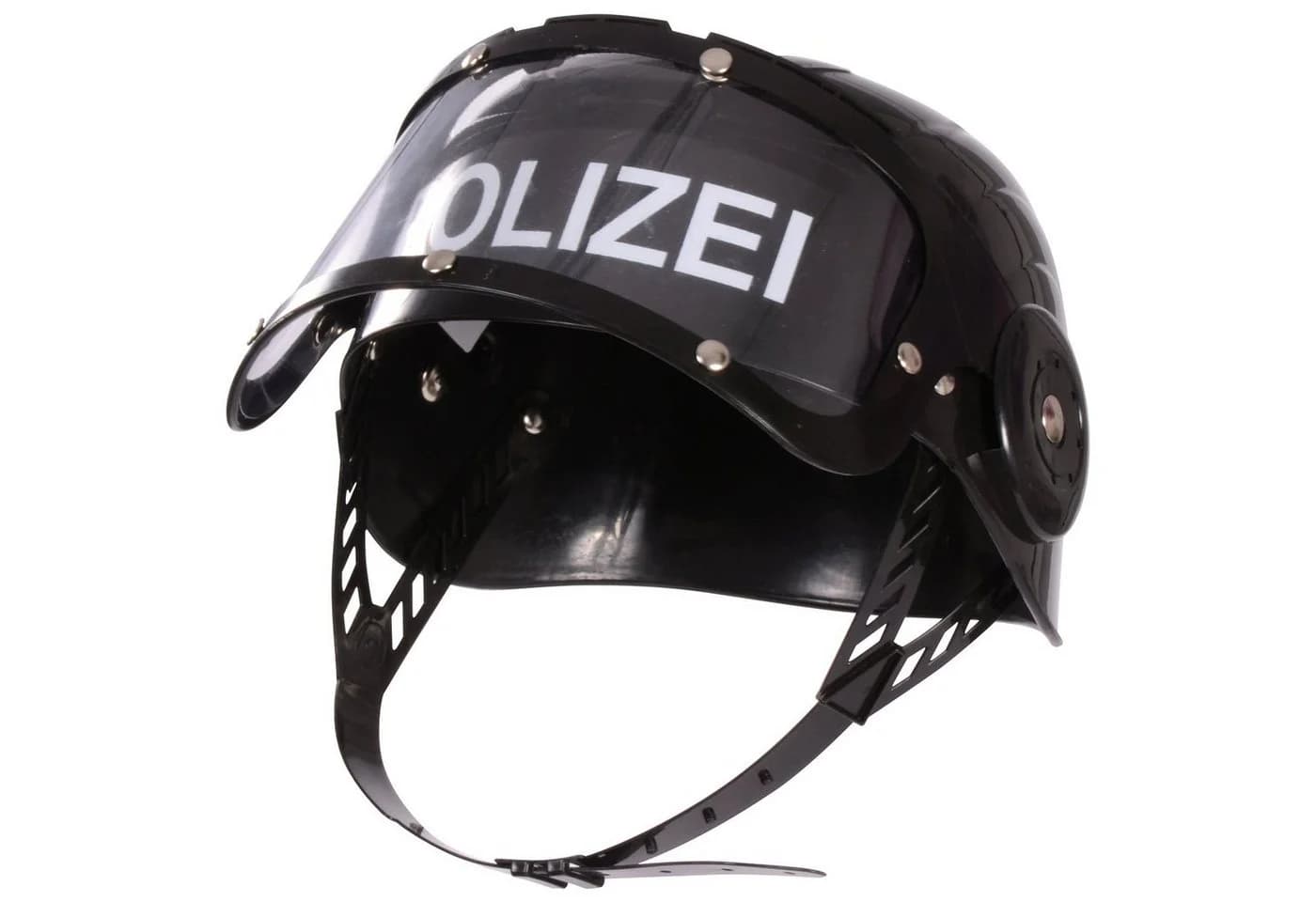 EDUPLAY Spielzeug-Gartenset Polizeihelm mit Visier Kunststoff