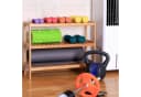 dibea Bambus Regal 3 Ablagen Natur Bild 3