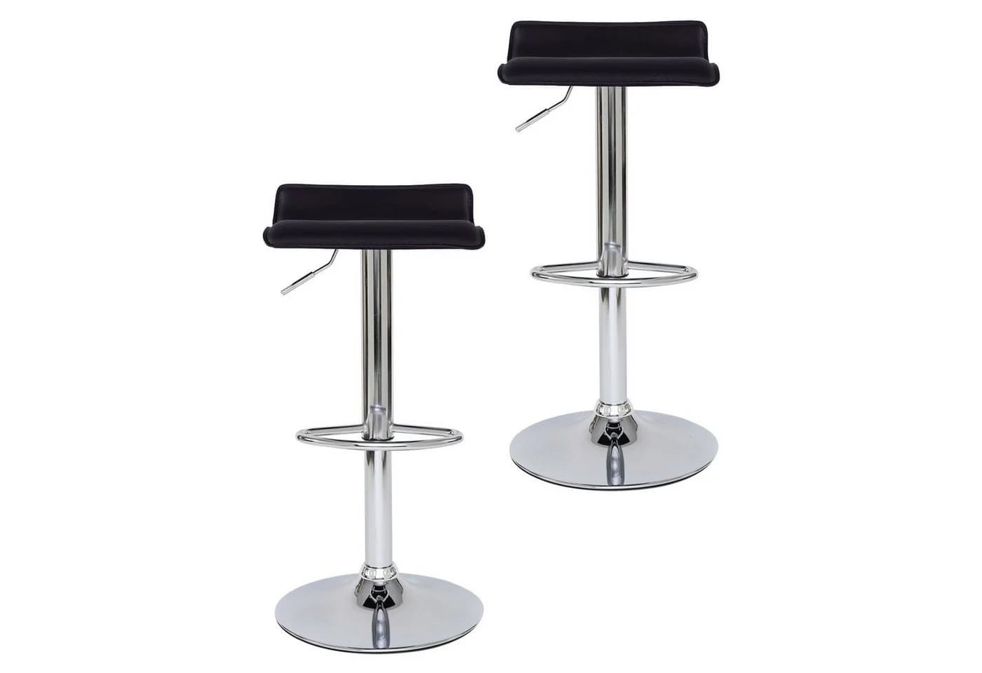 dibea Barhocker Modell 4 360° drehbar bis 130 kg (2er Set) stufenlos höhenverstellbar - Bild 2