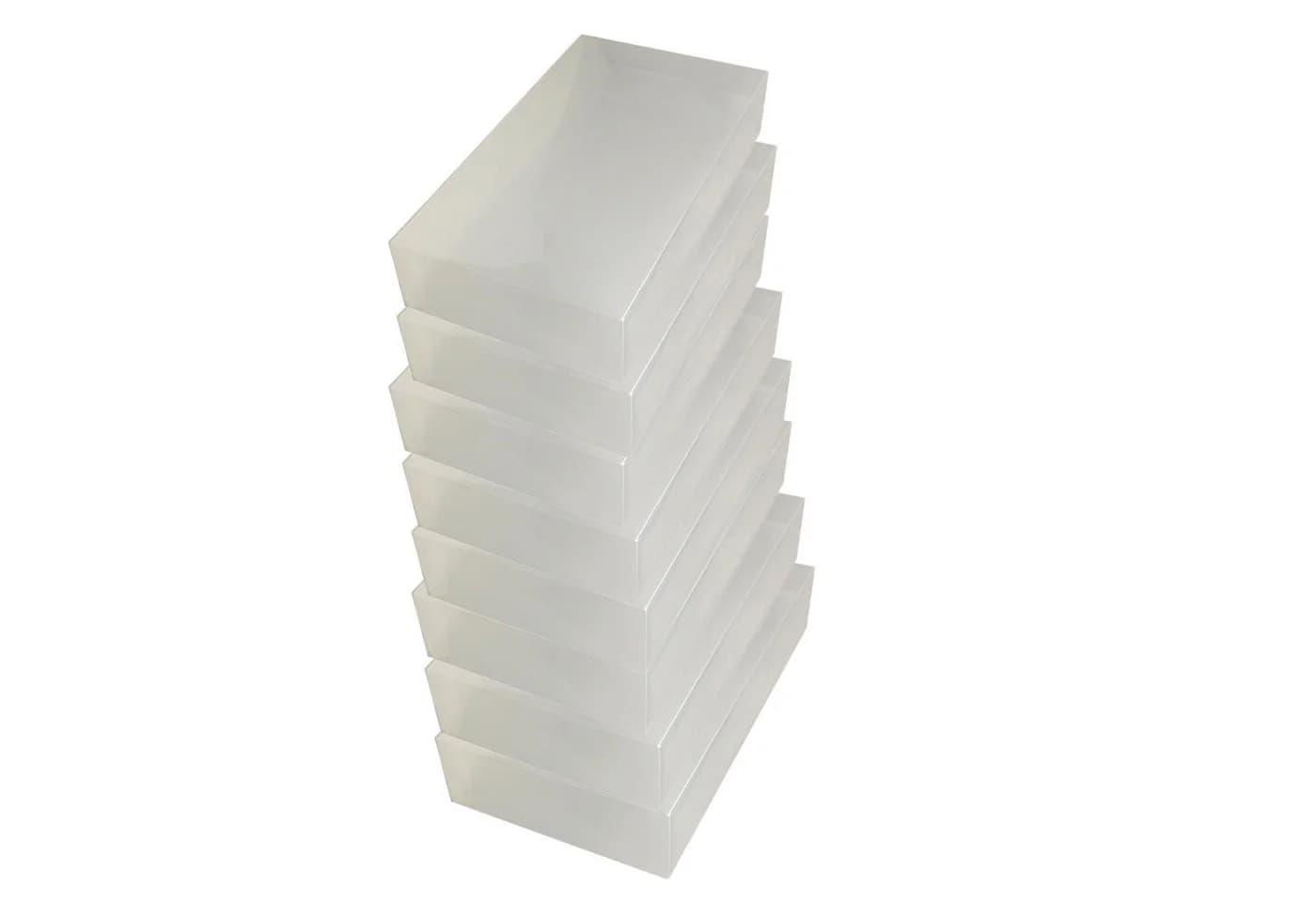 Dynasun Schuhbox PP384 Transparente Aufbewahrungsbox 8 St - Bild 2